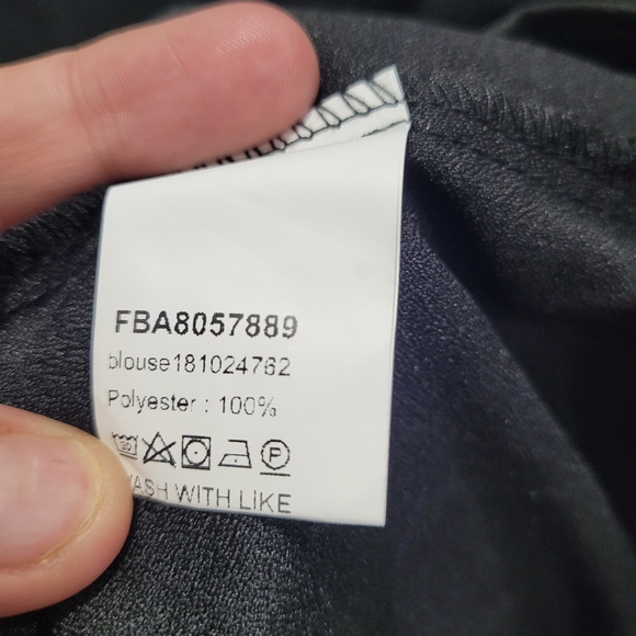 NWOT Womens Plus Size Pearl Mesh Blouse - Picture 10 of 11